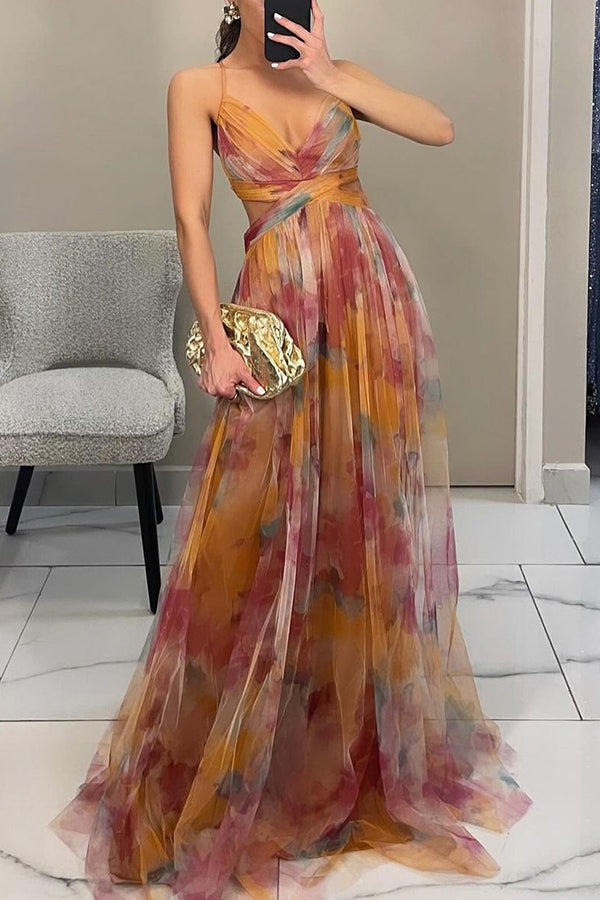 Aveline | Watercolour Evening Gown