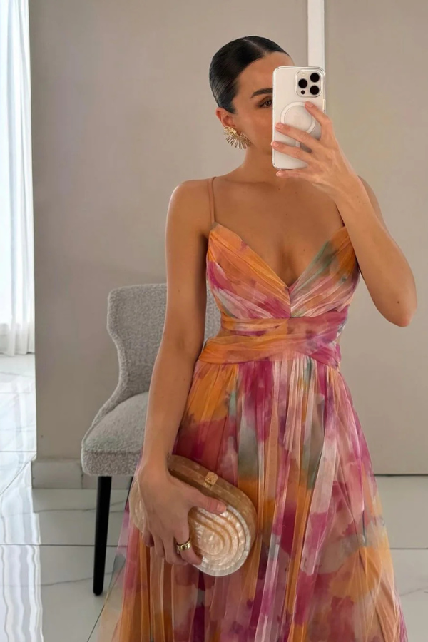 Aveline | Watercolour Evening Gown