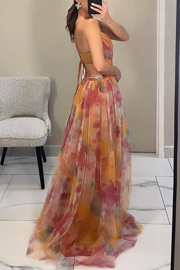 Aveline | Watercolour Evening Gown
