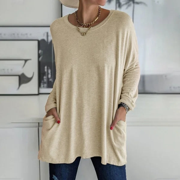 Moira - Relaxed Long Sleeve Top
