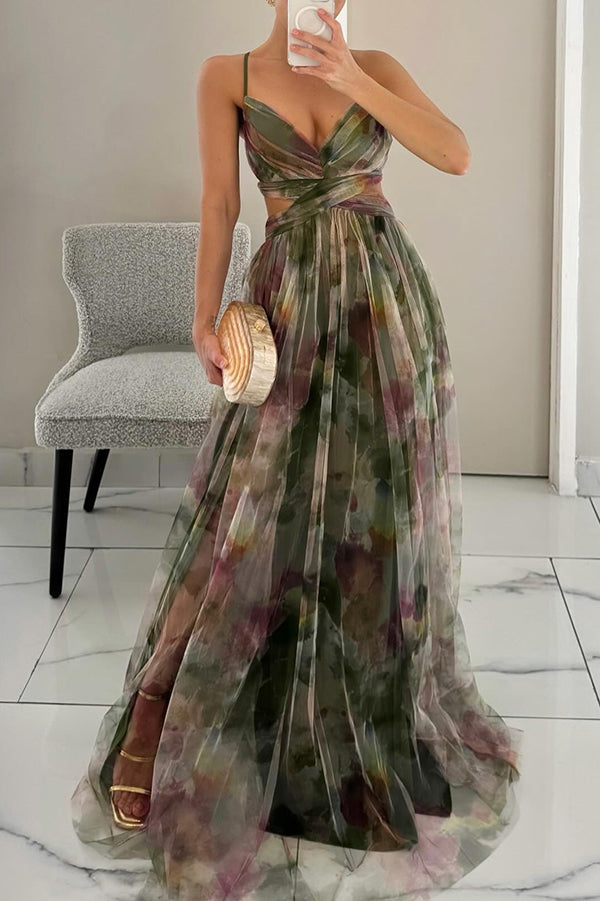 Aveline | Watercolour Evening Gown