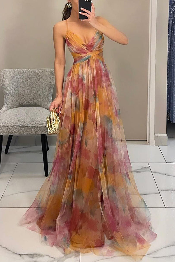 Aveline | Watercolour Evening Gown
