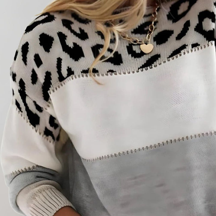 Cheyenne - Leopard Print Casual Hoodie