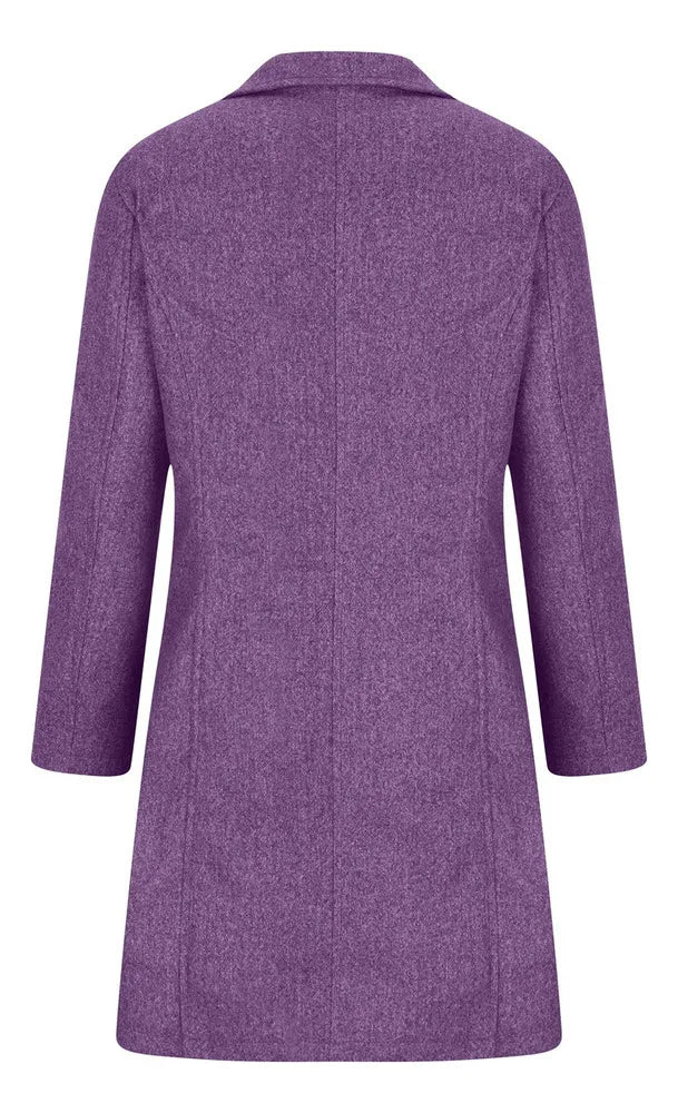 Floribel | Retro Plaid Overcoat