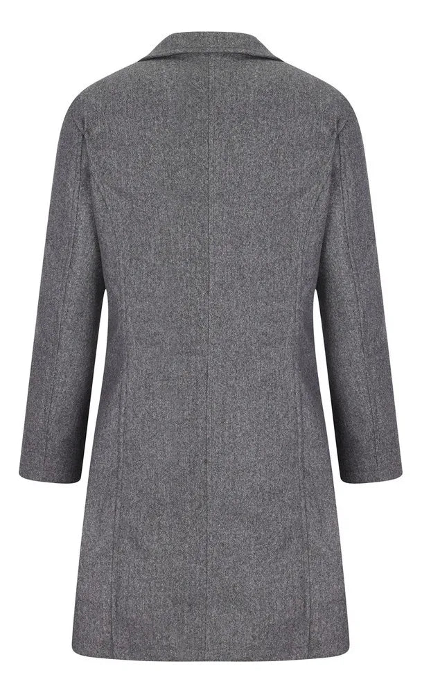 Floribel | Retro Plaid Overcoat