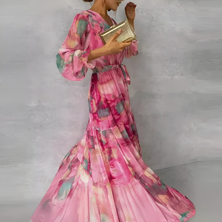 Selira | Blooming Tiered Maxi Dress