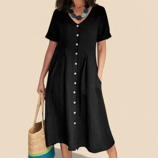Meliora | Button-Front Day Dress