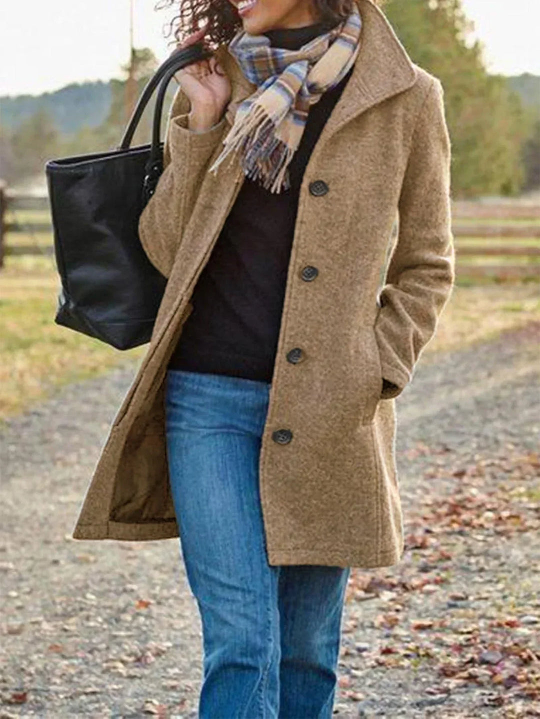Floribel | Retro Plaid Coat