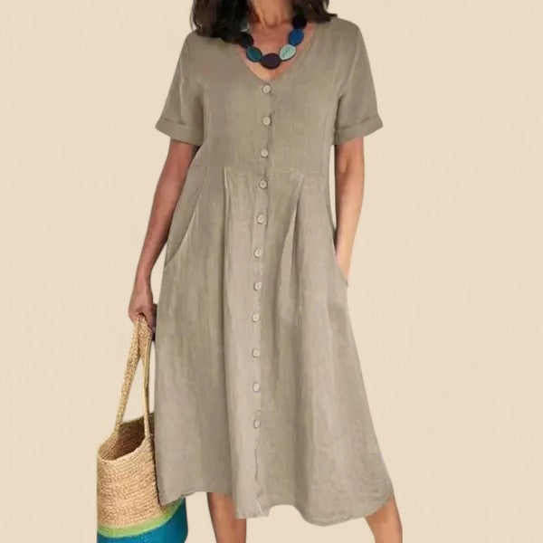 Meliora | Button-Front Day Dress