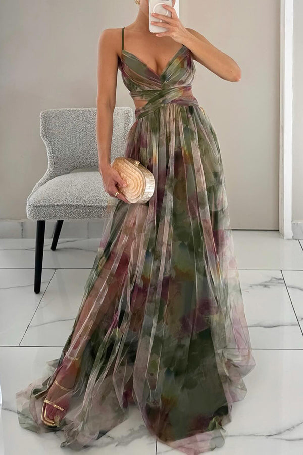 Aveline | Watercolour Evening Gown