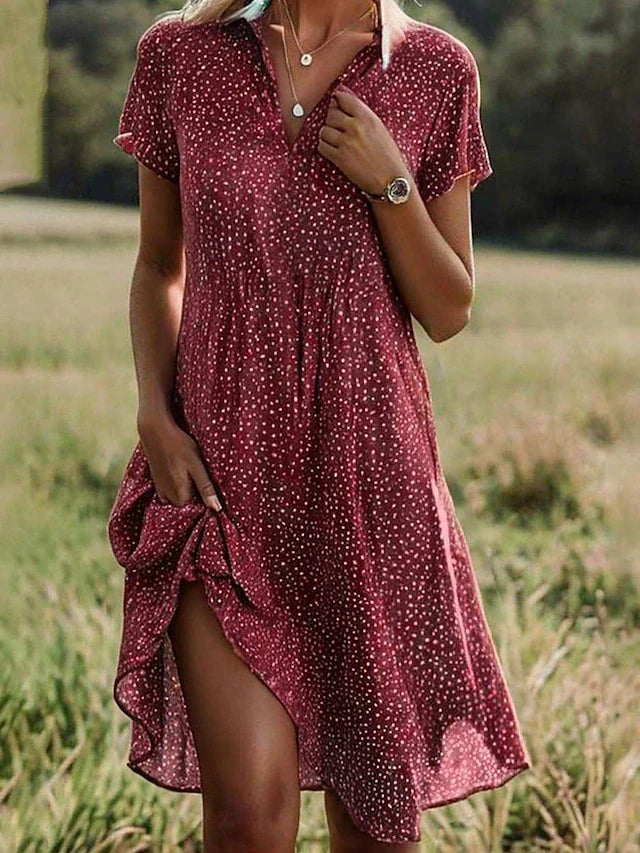 Milara | Soft Dot Day Dress